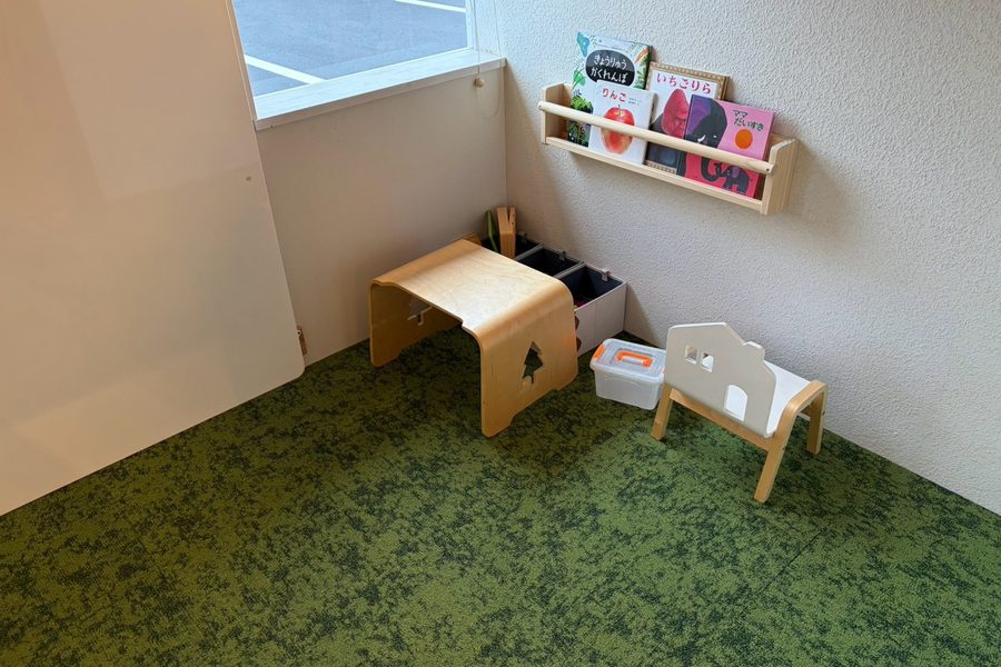 店内のキッズスペース